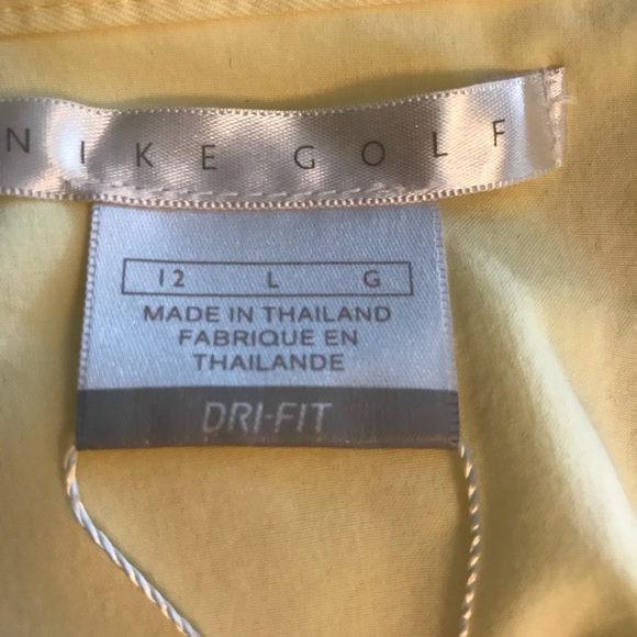 Nike Golf Dri-Fit Yellow Skort size 12 - Picture 6 of 6